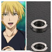 1 Pcs Cartoon Anime Kuroko No Basket Kise Ryota Cosplay Stud Earrings Kuroko 39;s Basketball Yukina Kou Ear Clip Figure Toys Gifts