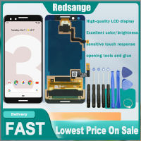 Redsange 5.5 "หน้าจอต้นฉบับสำหรับ Google Pixel 3สัมผัสหน้าจอ LCD หน้าจอดิจิตอลสำหรับ Google Pixel3หน้าจอ LCD การเปลี่ยน Pixel3