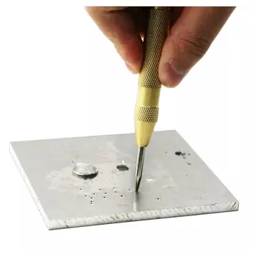 Automatic Center Punch Metal Punch Tool General Spring Loaded Marker  Marking Starting Holes Woodworking Carpenter Tool