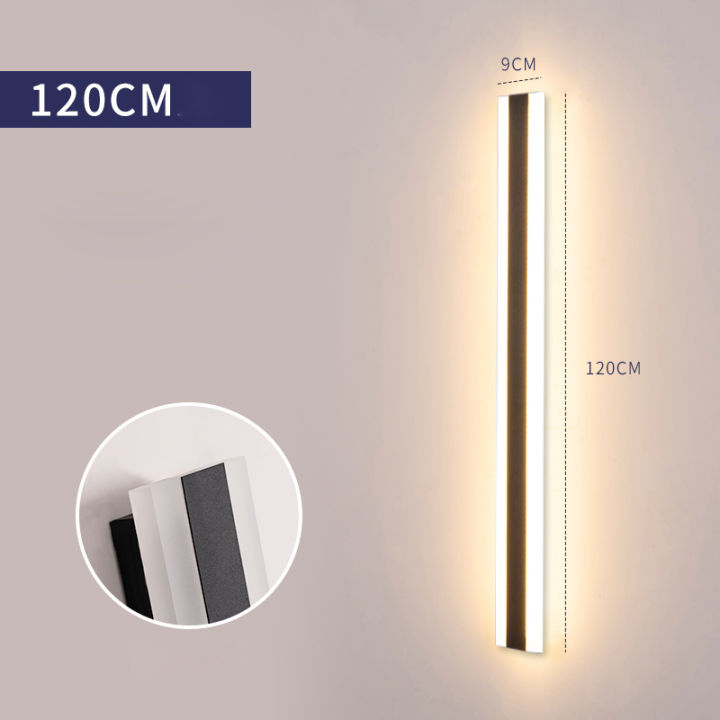 outdoor-wall-lamp-long-strip-garden-courtyard-courtyard-door-post-waterproof-110v-220v-led-indoor-bedroom-headboard-wall-lights