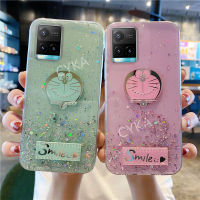 2021ใหม่ Doraemon Glitter สำหรับ VIVO Y21 Y21A Y33T Y33S Y21T Y01 Bling Clear Star Space TPU Soft Case VIVO Y33S VIVO Y21T