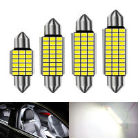 2PCS Festoon 31mm 36mm 39mm 41mm 3014 SMD Super Bright LED Bulb C5W C10W Car License Plate Light Auto Interior Reading Dome Lamp