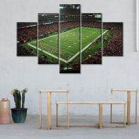 5 Panel Stadium Sports Stadium Falcons Soccer Team Men Boys Gift 5 Pieces Pictures Paintings Art Poster HD Print Home Decor