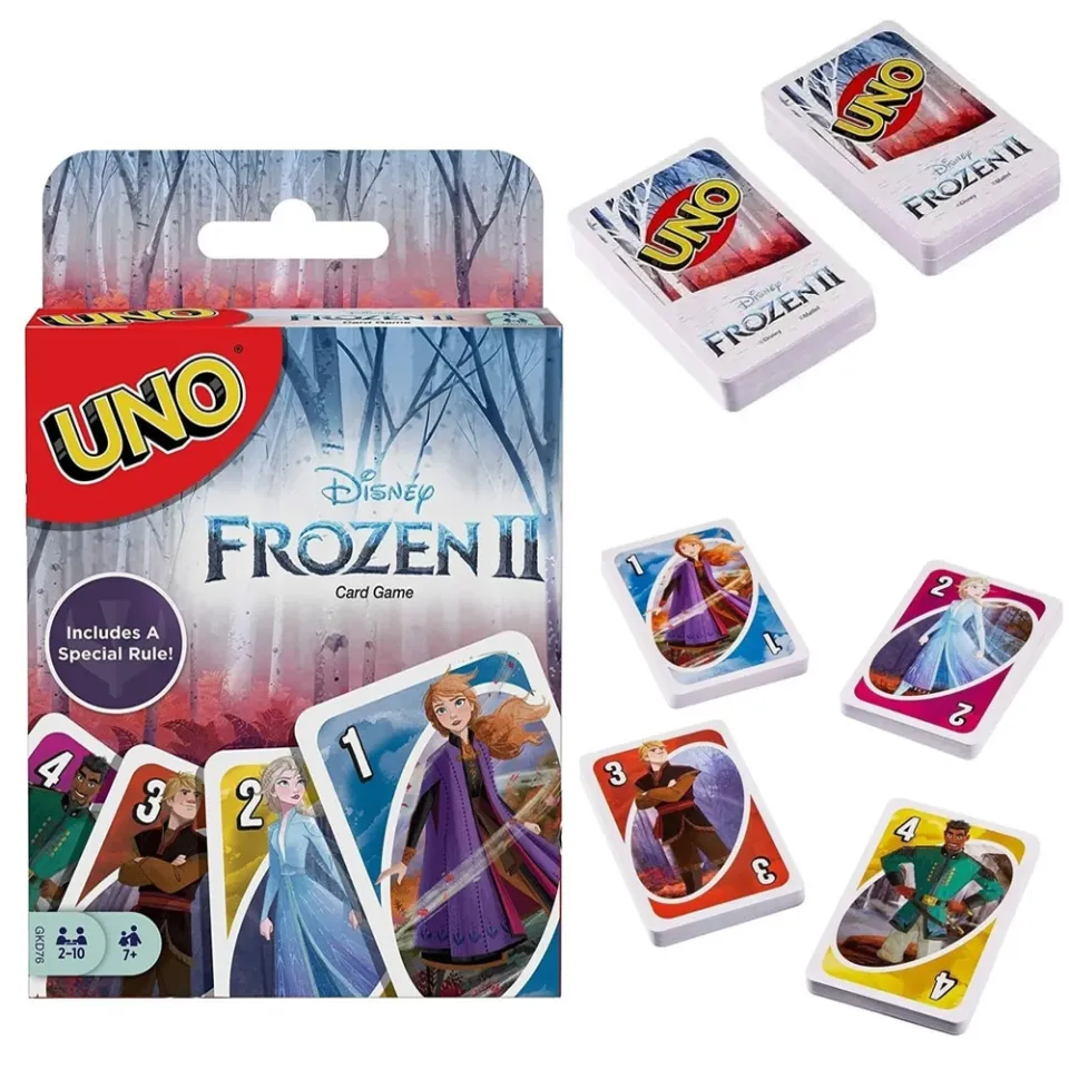 UNO FLIP! Games Family Funny Entertainment Board Game Fun Playing Cards  Kids Toys Gift Box uno Card Game Children birthday gifts