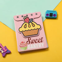 Notebook in 2022 New Cute Loose-Leaf Diary Korean Style Cartoon 7.5X10.5 Notepad Hand Ledger for Students Coil Notebook
