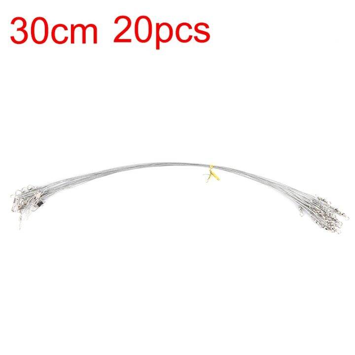 a-decent035-20pcs-lot-15cm-20cm-30cm-steel-wire-leader-with-fishing-accessory-silver-color-leadcore-leash-line