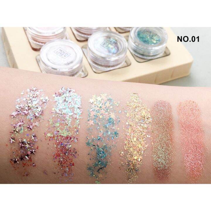 holdlive-dazzle-color-jelly-eyeshadow-cream-glitter-eye-makeup-เทรนด์แต่งตาวิ้งวับ-ของแท้-พร้อมส่ง