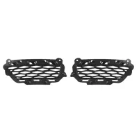 Left+Right Front Bumper Lower Grille Fog Light Frame Black ABS Car Accessories Auto for Range Rover Evoque