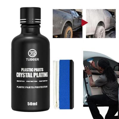 Car Coating Agent 50ml Long Lasting Renewal Agent for Car Multifunctional Powerful Coating Supplies Effective for Wheel Bumper Armrest Steering Wheel Window Seat innate