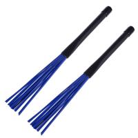 2 Pcs Retractable Handles Percussion Drum Brushes Sticks สำหรับ Jazz/rock