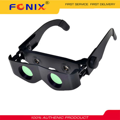 FONIX แว่นตาปรับโฟกัสได้,แว่นตาขยายกล้องกล้องส่องทางไกลแบบสองตาสำหรับตกปลานกชมคอนเสิร์ตกีฬา