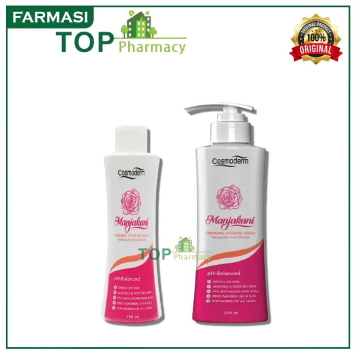 COSMODERM MANJAKANI FEMININE HYGIENE WASH ( 150ml / 375ml ) | Lazada