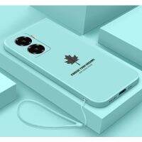 [สายนาฬิกาฟรี] เคสโทรศัพท์ทำจากยางใบเมเปิล10สไตล์ Realme ปลอกกันกระแทกซิลิคอนเหลว