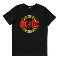 เสื้อยืดโอเวอร์ไซส์Ac / dc ACDC - แรงดันไฟฟ้าสูง | เสื้อยืด พิมพ์ลายวงดนตรี | เพลงเมอร์ช | Unisex | เสื้อยืด พิมพ์ลายดนต  BL89