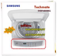 อะไหล่ของแท้/หน้ากากฝาครอบเมนบอร์ดเครื่องซักผ้าซัมซุง/DC97-20933A/SAMSUNG/ASSY S.PANEL CONTROL/WA65H4000SG/ST/WA75H4000SG/ST