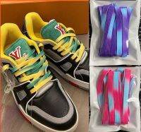 Tie-dyed Shoelace Rope Gradient Color Men Women Personality Sport Casual Sneakers High-top Canvas Shoe Laces Dropship