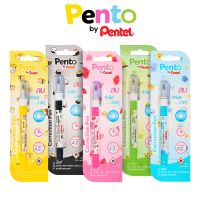 ลิควิด Pentel ลาย Pento (1 แท่ง) ลิควิดเปเป้อร์ ปากกาลบคำผิด น้ำยาลบคำผิด เพนเทล Correction Pen [S24]