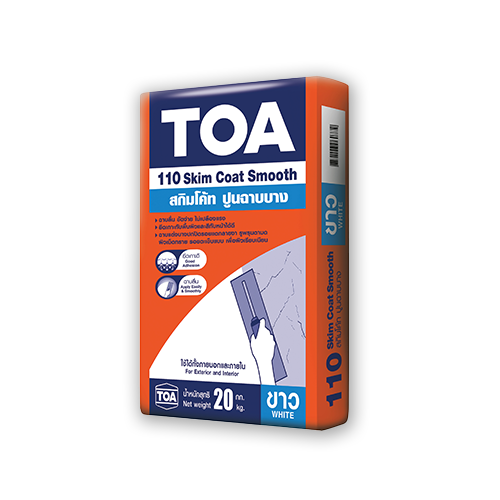 toa-110-ปูนฉาบบาง-สกิมโค้ท-ถุงละ-20-กก-สีขาว-สีเทา-ปูนฉาบผิวบาง-ทีโอเอ-สกิมโค๊ท-skim-coat-ปูนสกิม