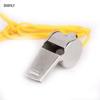 2022 NEW Metal Whistle Referee Sport Rugby Stainless Steel Whistles Soccer Football Basketball Party Training Cheerleading Tools Survival kits