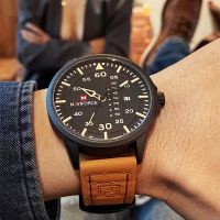 ✇♦ Led xianghigh school male watch multi-functional waterproof leather belt authentic big dial watch male pilots