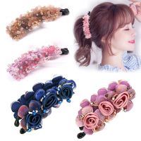 New colorful hair clips fashion flower hair accessories adult ladies headdress