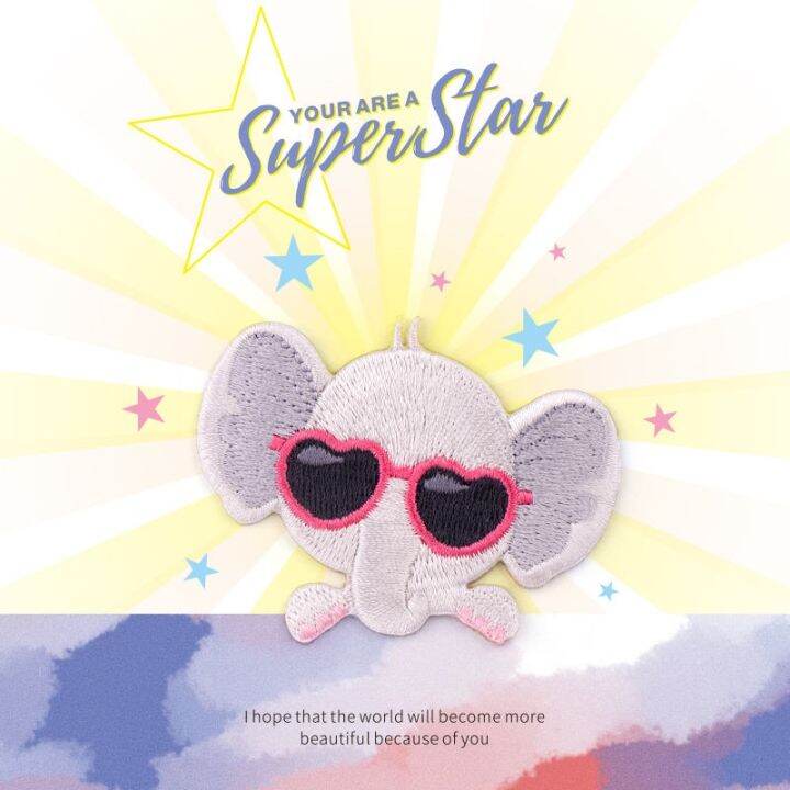 super-star-embroidery-patch-stickers-mobile-phone-shell-ipad-hand-book-decoration-stickers-clothes-diy-bag-self-adhesive-cloth-stickers