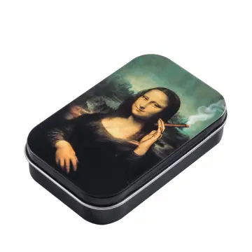 Rolling Tray Metal Tin Box Smell Proof Cone Case Tube Combo