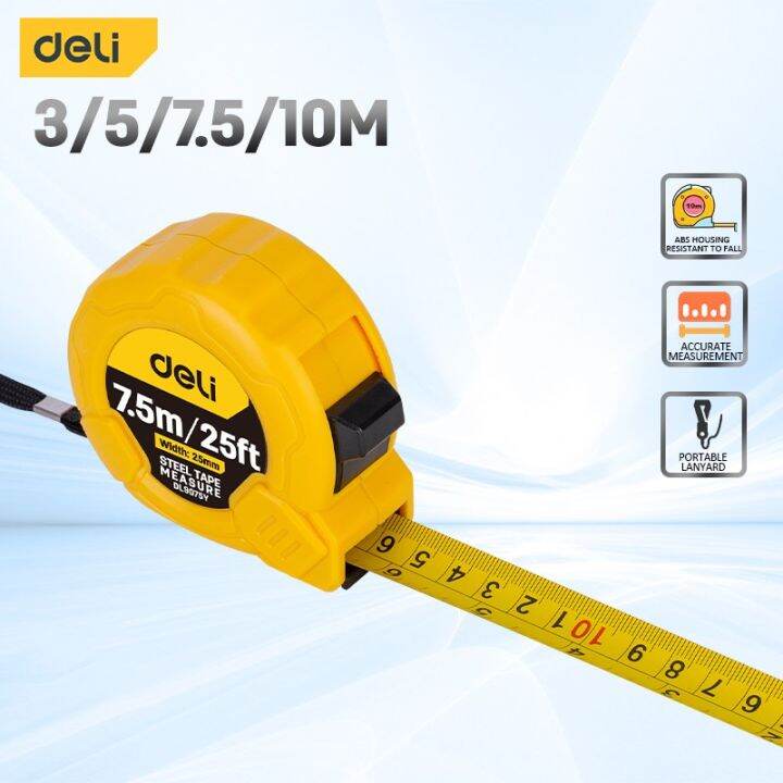 Deli Measuring Tape Industrial Tape Measure Heavy Duty And Standard