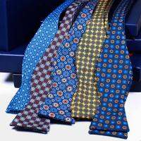 Mens wholesale hand tie gourd tie manufacturers printed polyester tie spot bow tie for man Boys Clothing