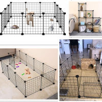 Foldable Playpen Iron Fence Puppy Kennel House Exercise Training Puppy Kitten Space Dogs Supplies rabbits guinea pig Cage