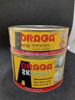 DRAGA กาวอีพ็อกซี่เสียบเหล็ก 2K สีเทา ใช้เสียบเหล็กยึดคอนกรีต