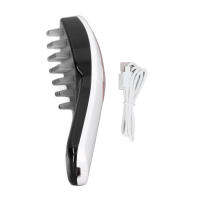 Electric Light Therapy Massage Comb Vibrate Phototherapy Hair Growth Brush Hot