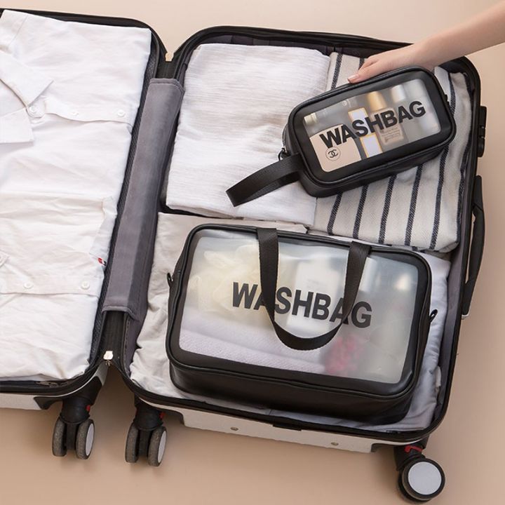 bangkokshop-b1695-กระเป๋าจัดระเบียบ-มี2ไซต์-m-l-กระเป๋าถือ-กระเป๋าใส่เครื่องสำอาง