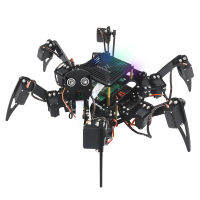 สินค้าใหม่ล่าสุด Freenove ชุดหุ่นยนต์ Hexapod ขนาดใหญ่สำหรับ Raspberry Pi 4 B 3 B + B A +,เดิน,ปรับสมดุลตัวเอง,วิดีโอถ่ายทอดสด,การจดจำใบหน้า,รับประกันกระทะเอียง