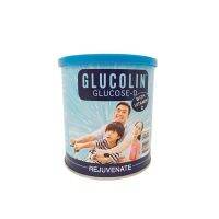 Glucolin กลูโคส ชนิดผง ผสมวิตามินดี 400 g – เพิ่มความสดชื่น ให้พลังงาน  1 กระป๋อง