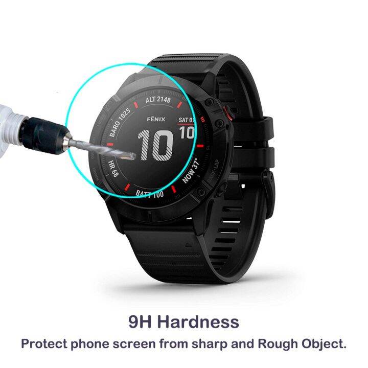 2แพ็คสำหรับ-garmin-fenix-6-6s-6x-pro-sapphire-แสงอาทิตย์-gps-ฟิล์มป้องกันหน้าจอ2-5d-กระจกนิรภัยใสป้องกันหน้าจอ