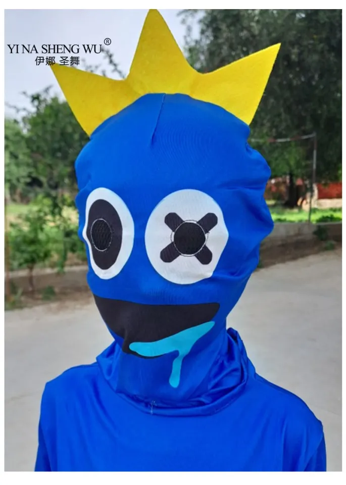 Game Rainbow Friends Costume Kids Boys Blue Monster Wiki Cosplay Bodysuit  Halloween Carnival Party Cute Funny Jumpsuit Mask Suit - AliExpress