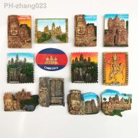 3d Resin Fridge Magnet Souvenir Cambodia Angkor Wat Tourism Magnetic Refrigerator Sticker Resin Crafts Home Decor Gifts Ideas