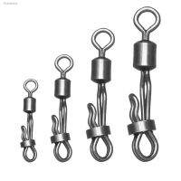 ◄✥♀ 10Pcs/Pack 8-Shaped Solid Ring Lock Snap Fishing Connector Rolling Swivel Quick Change Fishing Pellet Line Connector Accessories