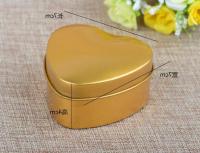 500 Pcs 1 Color Heart Metal Coins Candy Case Makeup Jewelry Tin Box Candy Organizer Wholesale Storage Boxes
