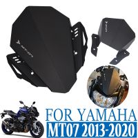 ระบบกระจกรถจักรยานยนต์สำหรับ MT07ยามาฮ่า FZ07 MT FZ 07 2018 2019 2020 2013-2017หน้ากระจกที่เบนทางลมปลอกกันกระแทก