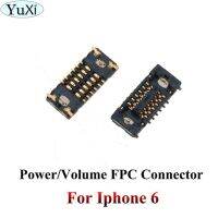 Yuxi การเปลี่ยนขั้วต่อปลั๊ก Fpc ปุ่มเปิดปิดสำหรับ Iphone 5 5c 5S Se 6 6S 7 8 Plus X บนเมนบอร์ด