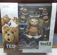 ในสต็อก Nendoroid ตุ๊กตาหมี BJD รูปภาพยนตร์ TED 2 Ted รูปการกระทำของสะสมของเล่นตุ๊กตารุ่นสำหรับเด็กของขวัญวันเกิด