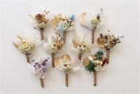 ✐✣™ Wedding Mini Dried Flower Bridal Bouquet Corsage Dry Flower Combination Plants Artificial Decoration Diy Home Festival Decor