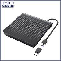 LongShengShenShangMao เอ็กซ์เทอนอลดีวีดีไดร์ฟเครื่องเล่นซีดี/DVD-RW ออปติคอล USB 3.0 Type-C สำหรับโน็คบุคตั้งโต๊ะ MacBook