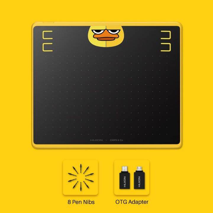 HUION Special Edition HS64 Graphic Tablets 8192 Levels Pen Tablet With