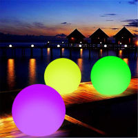 เรืองแสงลูกบอลชายหาดรีโมทคอนลไฟ LED สระว่ายน้ำของเล่น13สี Luminous Ball Inflatable Beach Ball Party อุปกรณ์เสริม