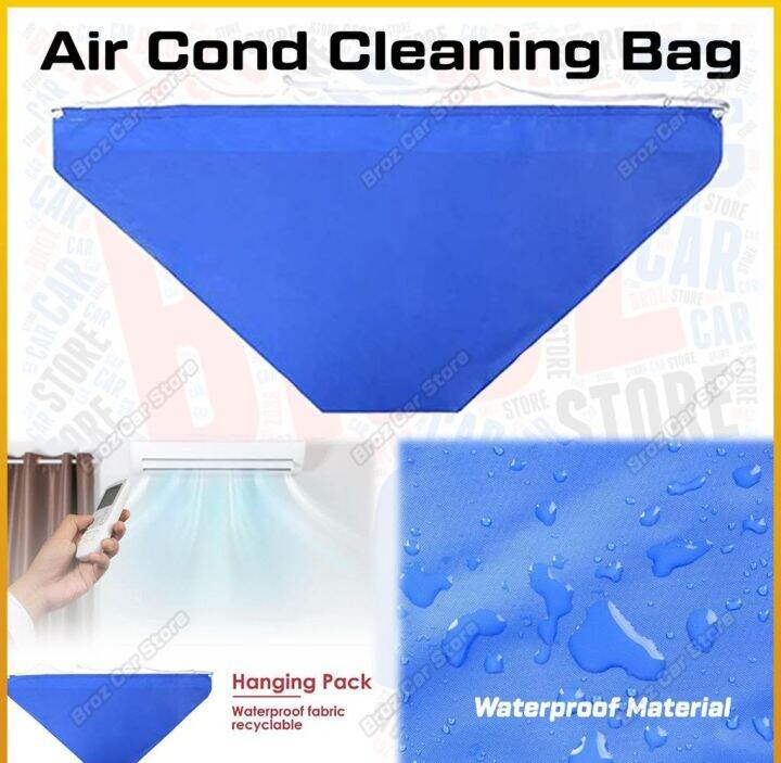 🆒 Aircond Cleaning Bag Air Cond Plastic DIY Air Conditioner Cleaner