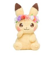 เกม Pikachu และ Eievui ของตุ๊กตาผ้ากำมะหยี่ Easter Eevee Boneka Mainan ของเล่นตุ๊กตาผ้ากำมะหยี่จำนวนจำกัด