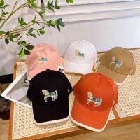 European and American horse pattern embroidery H family letter her.mesˉbaseball hat for women casual versatile Sun hat Korean hard top cap